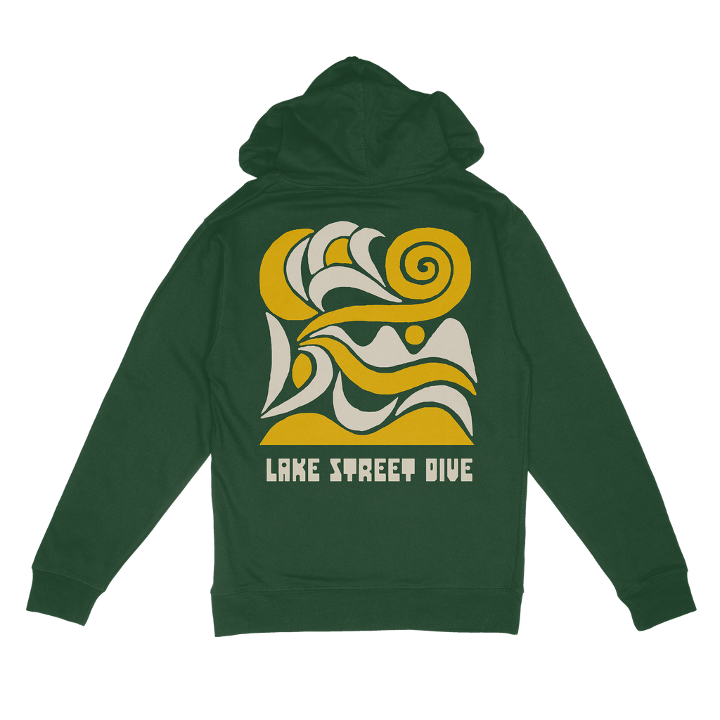 Swirl Hoodie - Green
