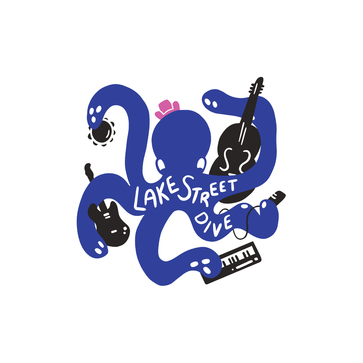 Pentapus Die Cut Sticker